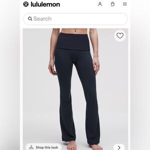 Lululemon Groove Nulu Foldover-Waist Flared Pant